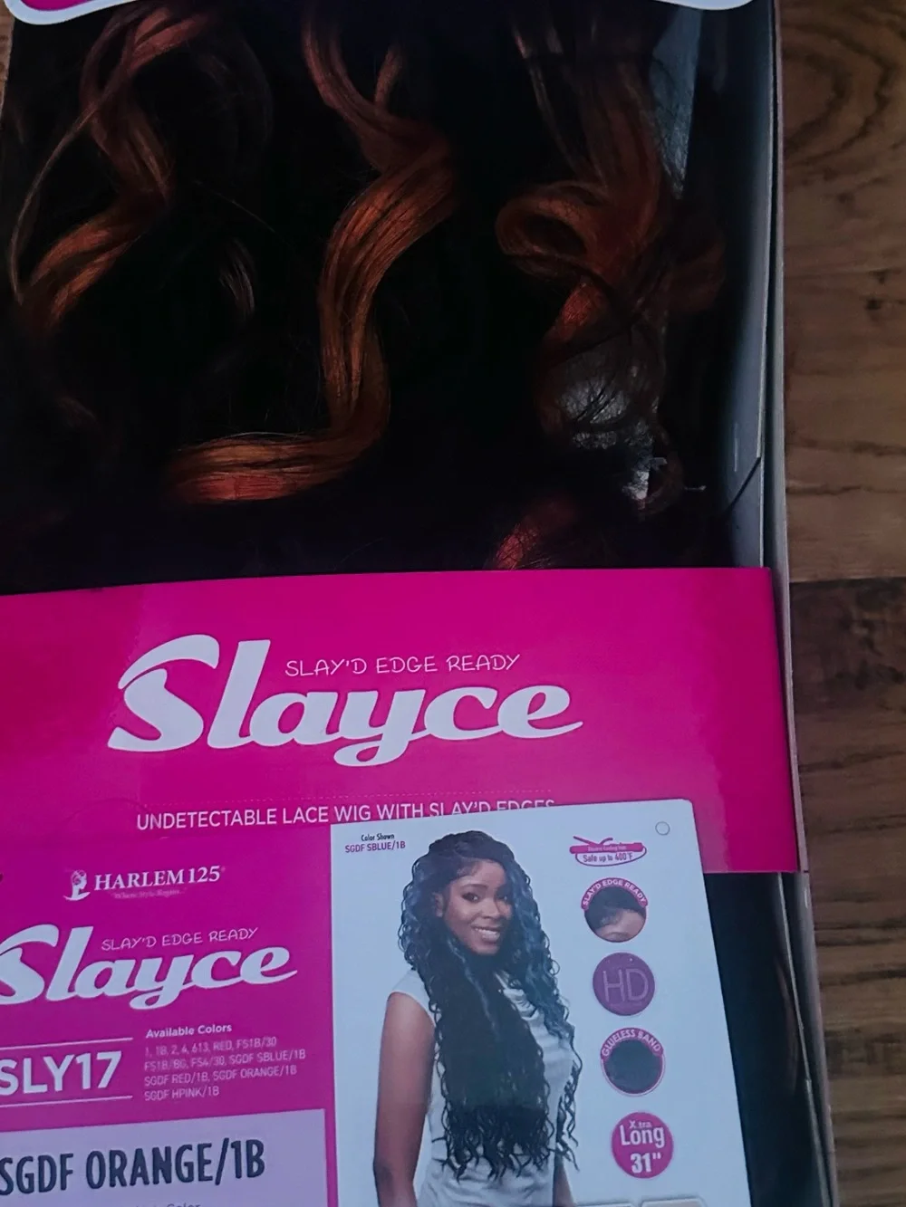 Slayce HD lace front wig Long Wavy Women's Hairpiece -